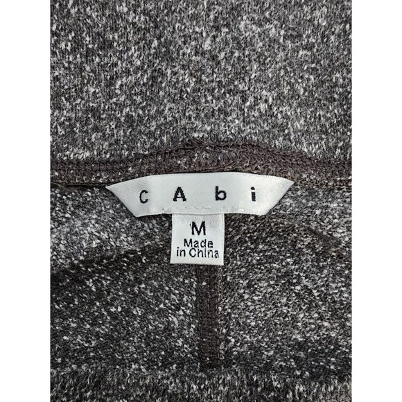 Cabi Leggings Grey Heathered Ankle Zipper Size Medium Athleisure - Picture 9 of 9